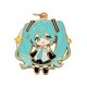 Hatsune Miku Chibi Enamel Metal Keychain