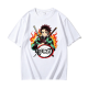 Demon Slayer Tanjiro with Swords & Fire T-Shirt