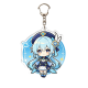 Blue Hair Chibi Uniform Acrylic Keychain